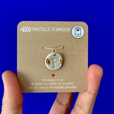 Pastille d'Amour E avec coeur