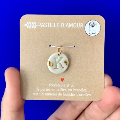 Pastille d'Amour K symbole...