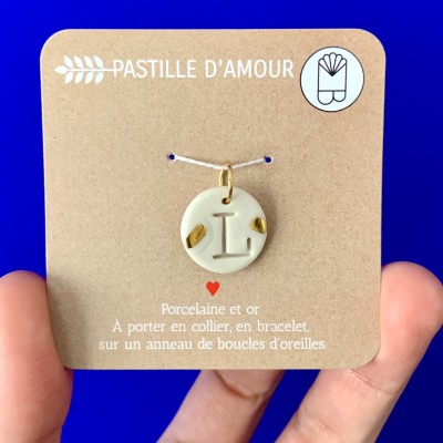 Pastille d'Amour L avec coeur